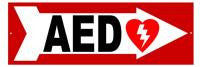AED Sign – Right Arrow