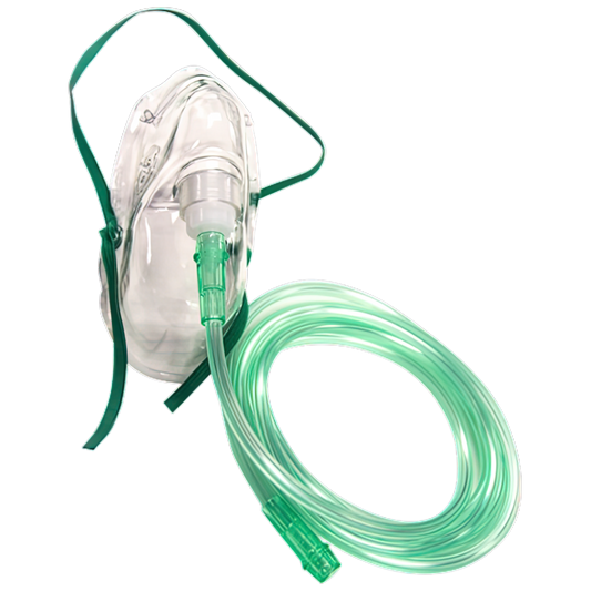 Oxygen Therapy Mask with 2M Tubing – Adult